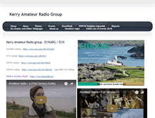 Tablet Screenshot of kerryamateurradiogroup.com